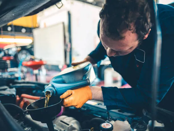 BMW oil change