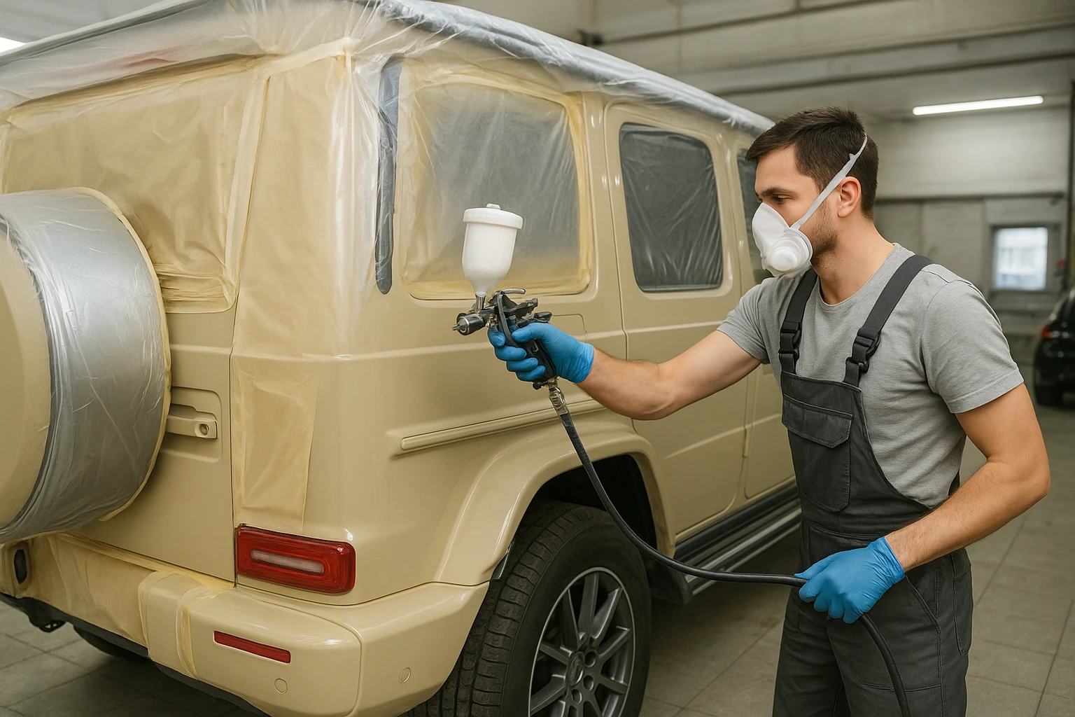 Mercedes G Class Paint Job