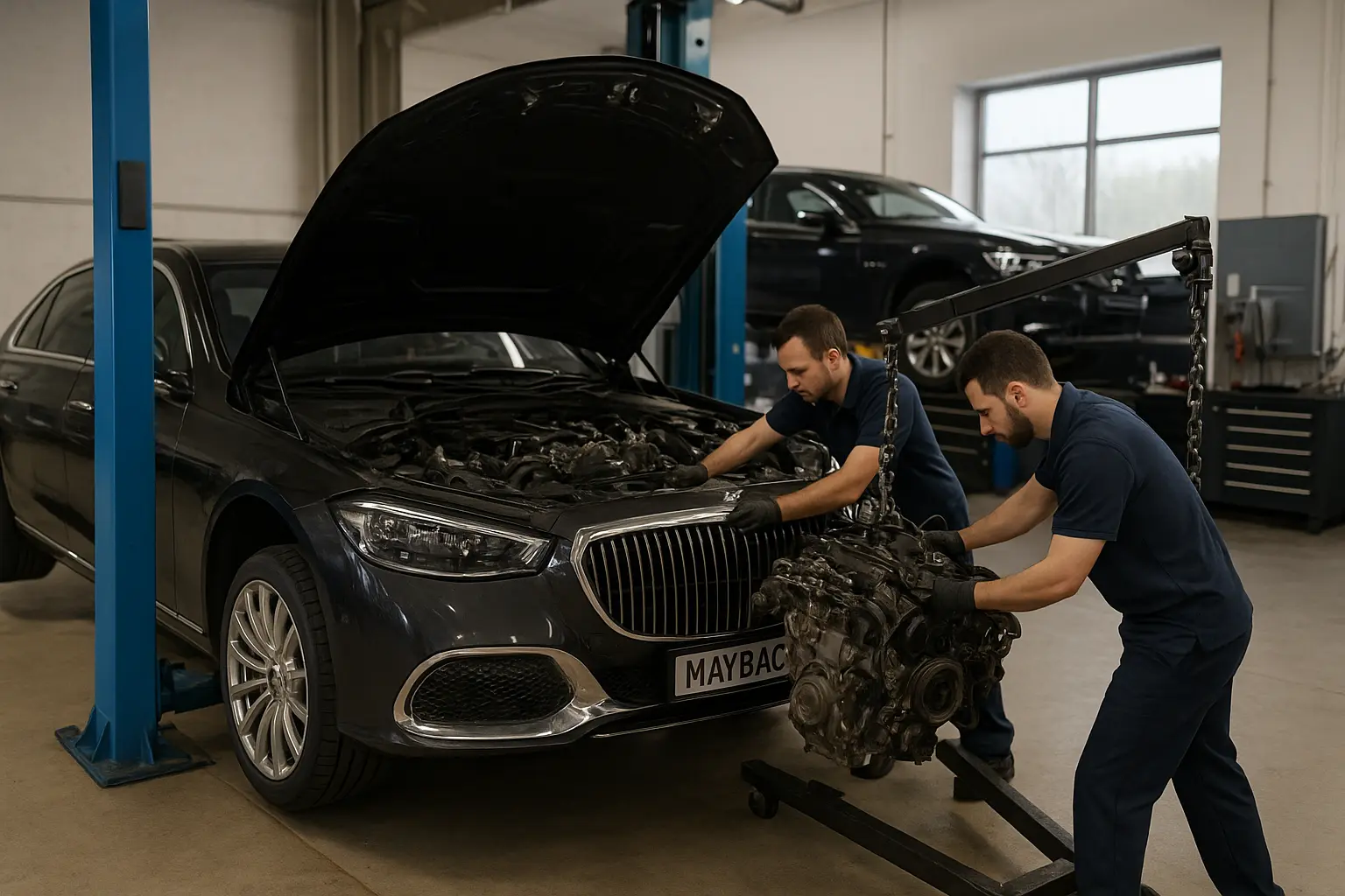 Maybach Engine Repair in Dubai
