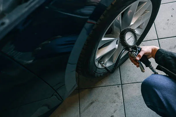 Mercedes tire inspection