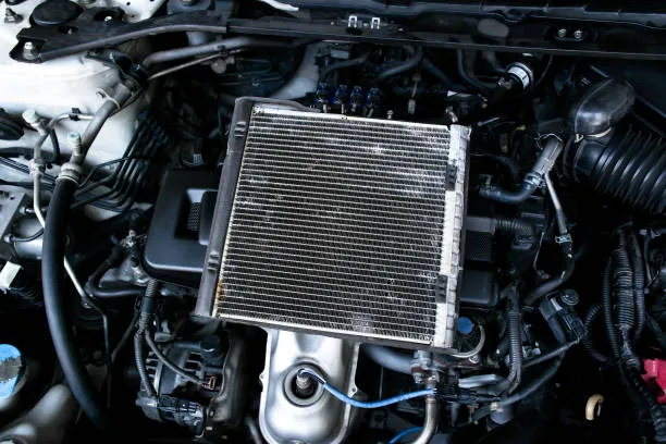 Mercdes AC condenser replacement