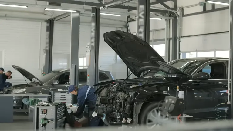 Mercedes repair center in Al Quoz