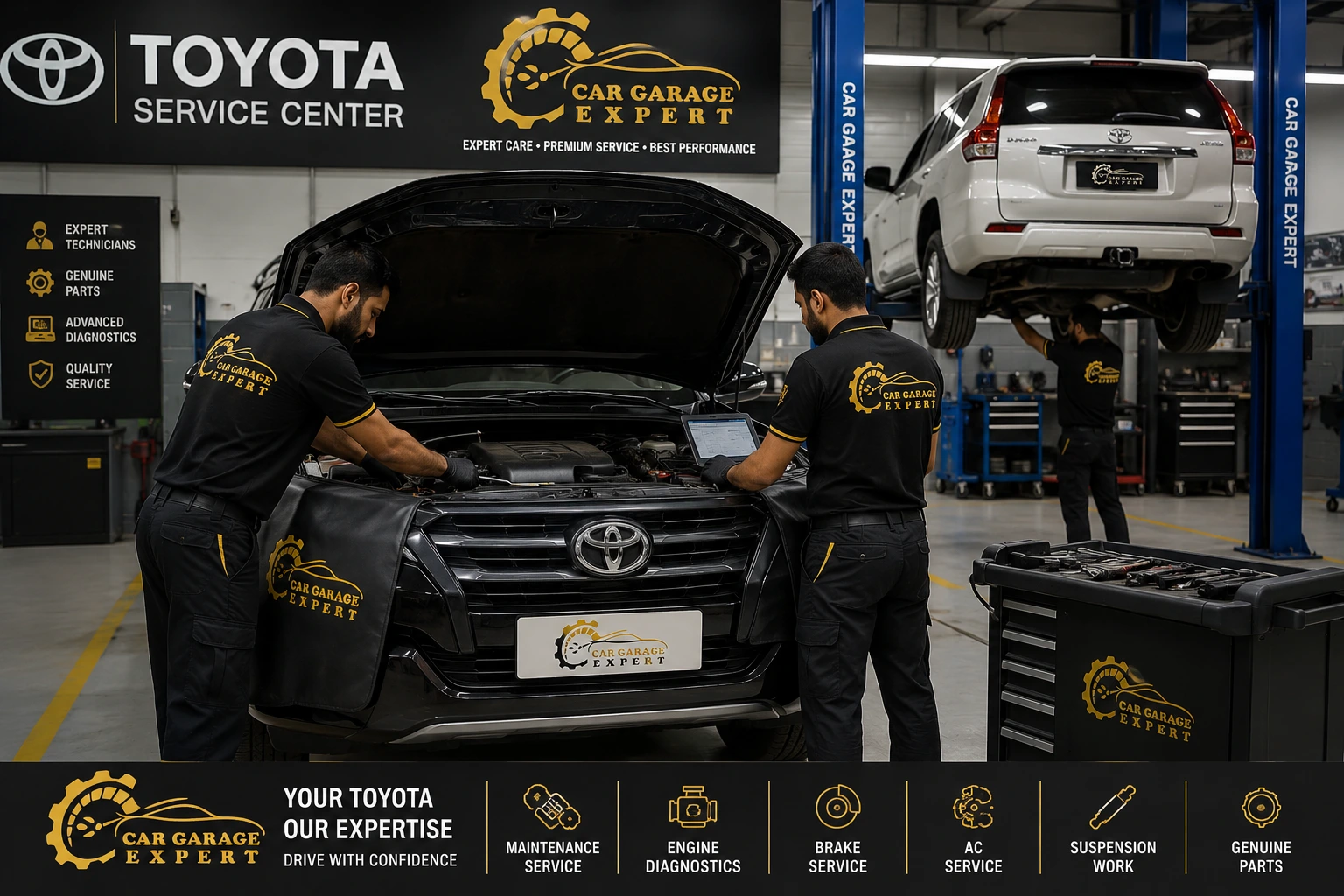 Reliable Toyota Service in Dubai