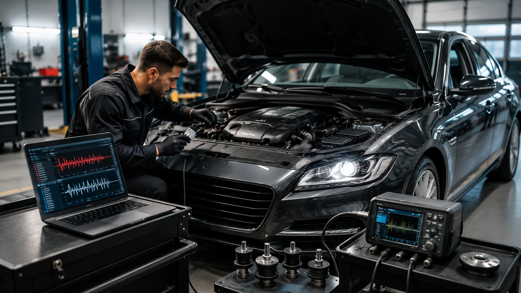 Car Engine Vibration and Shaking