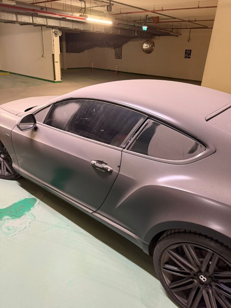 Bentley Continental 2013 before inspection and service.