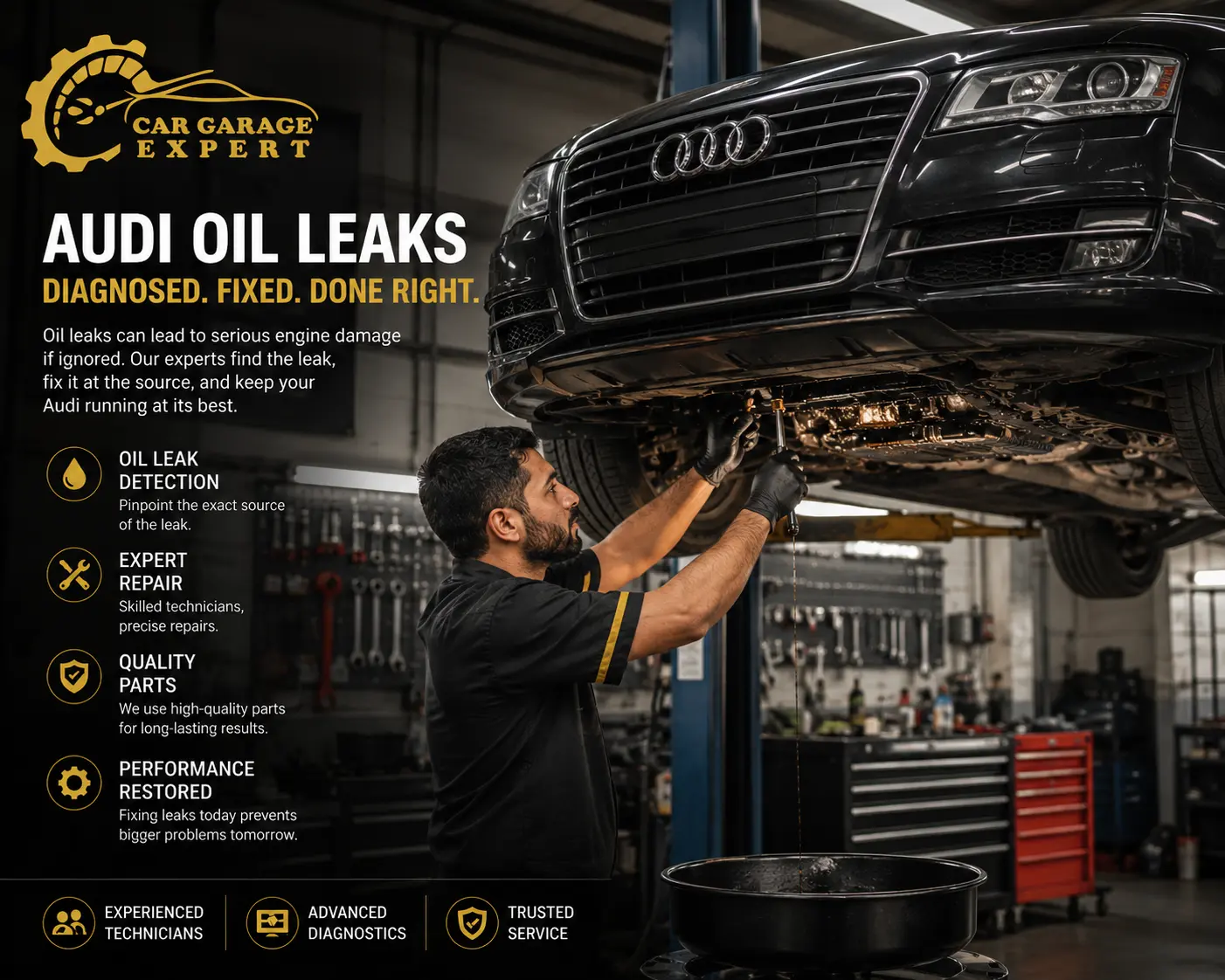 Audi Oil Leak Signs