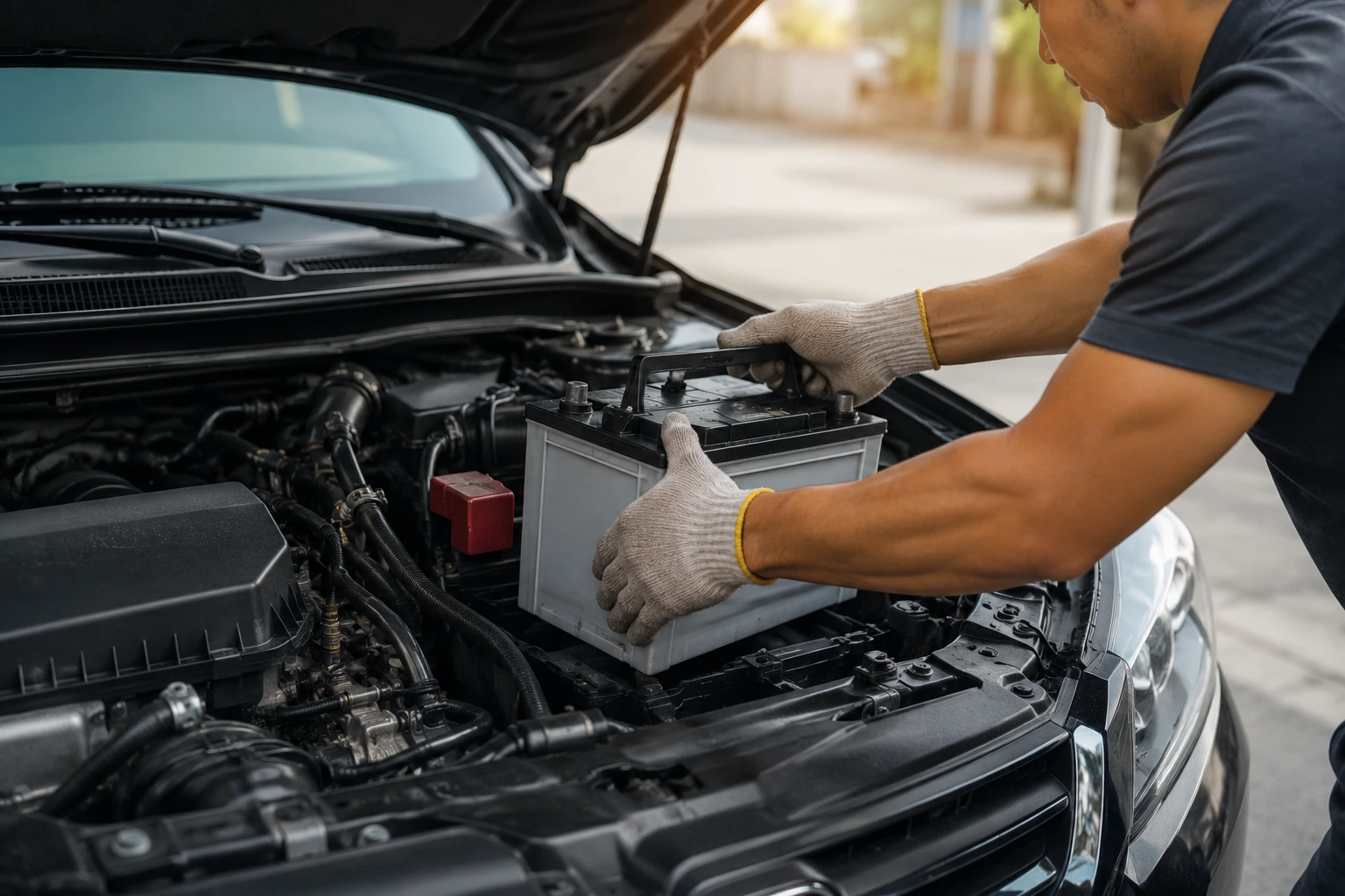 Replace Car Battery Dubai