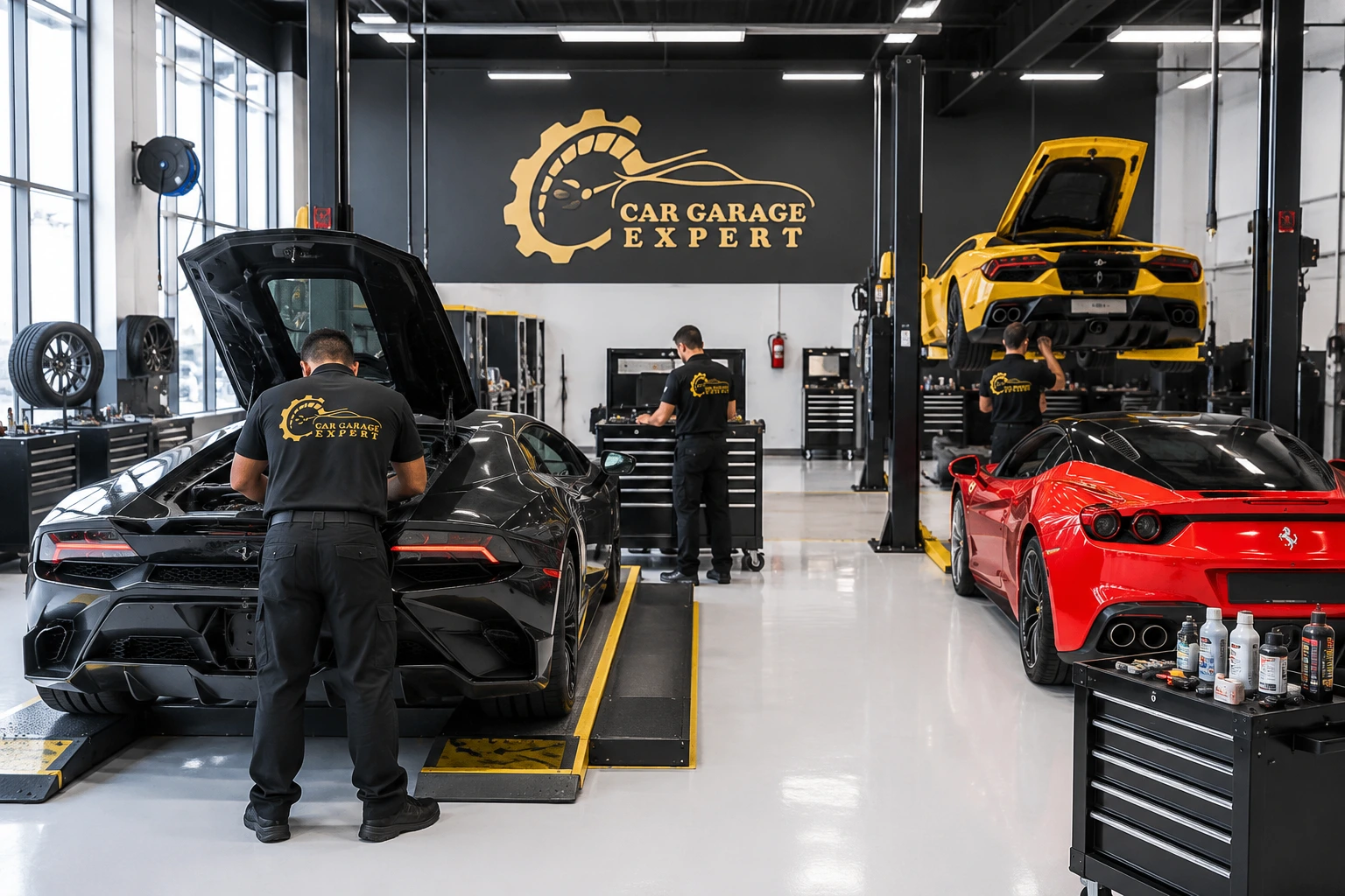 Exotic Car Garage in Dubai