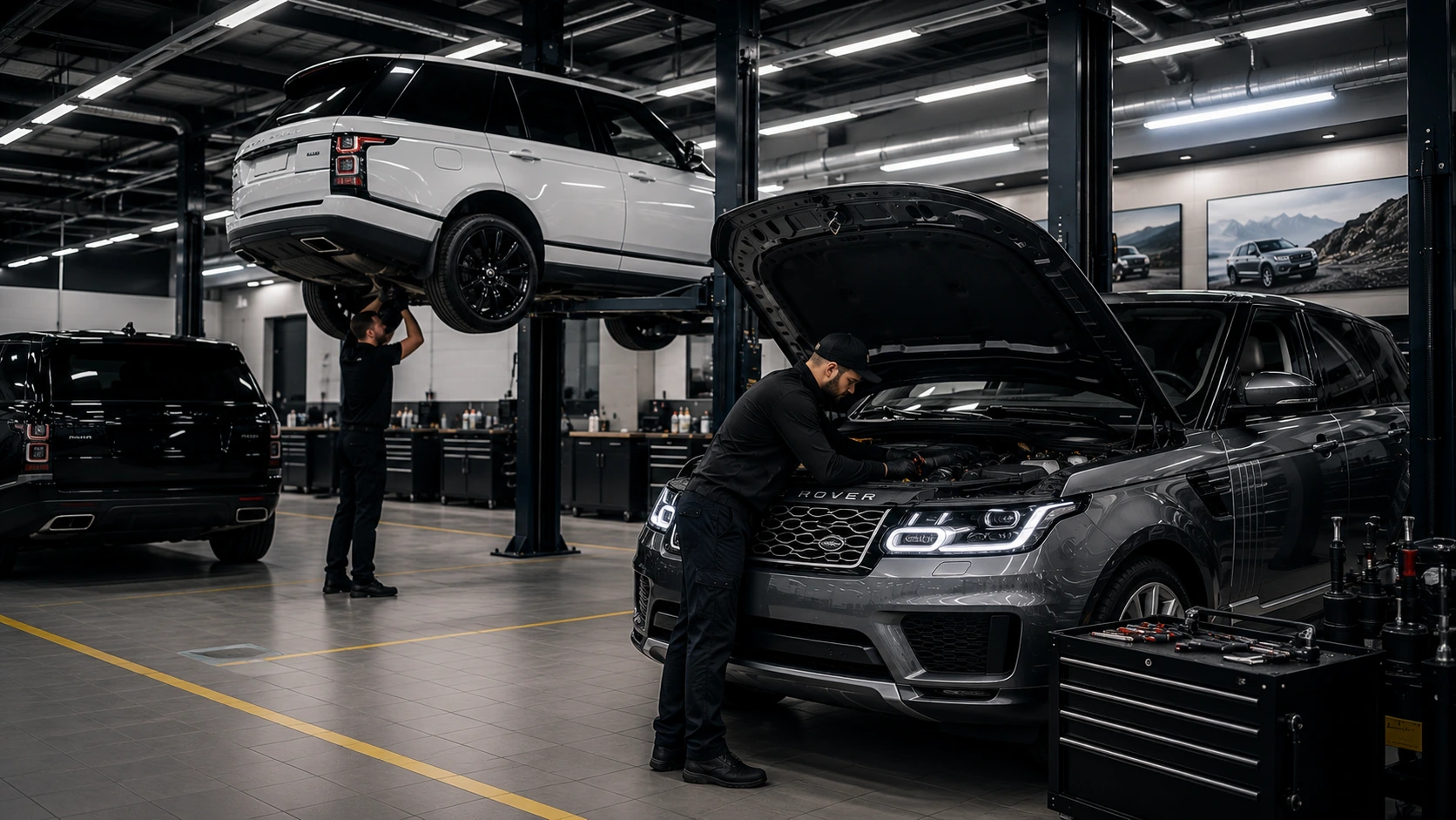 Range Rover Service Center Dubai