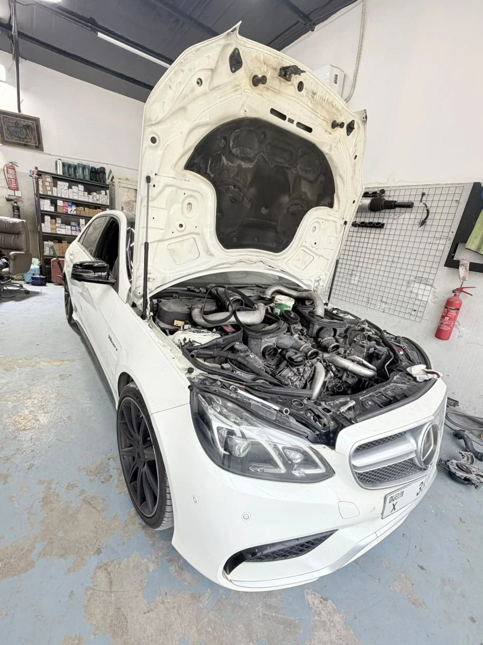 Mercedes E63 V-Belt Failure