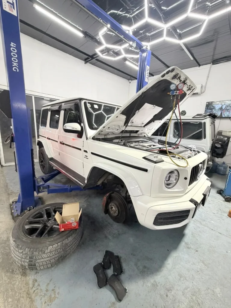 Mercedes G63 AC Service Diagnosis
