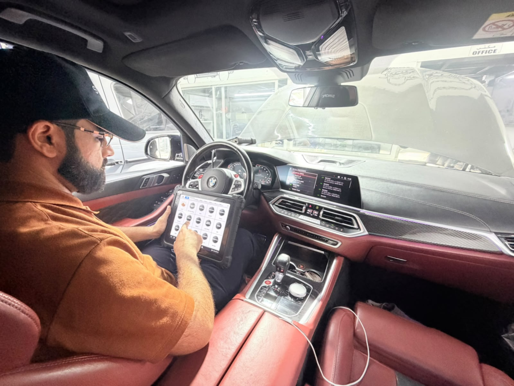 BMW X5 diagnosis process