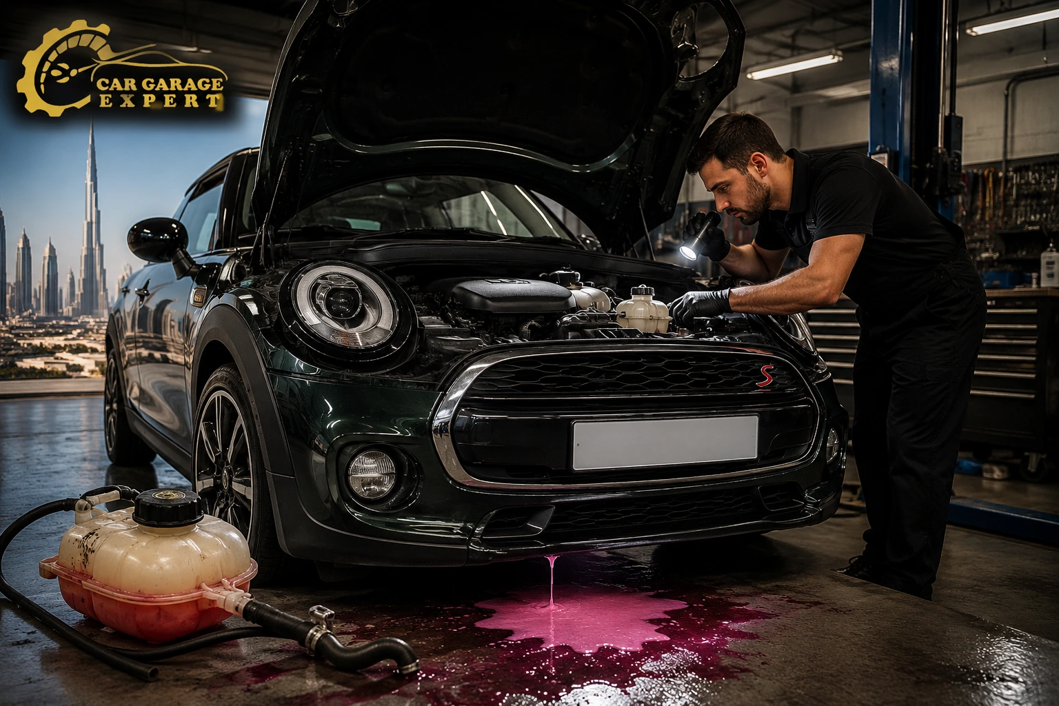 Mini Cooper Coolant Leak in Dubai