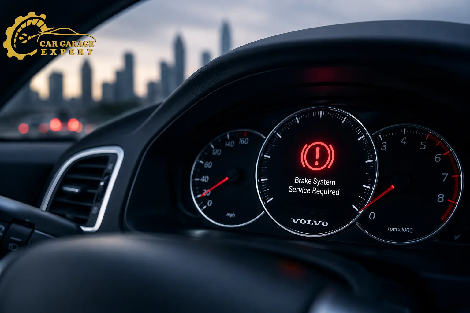 Volvo Brake Warning Light While Driving: Solution Near in Dubai