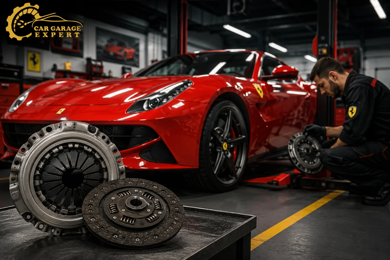 Ferrari Clutch Wear Signs: Warning Signs & its Repair near you in Dubai