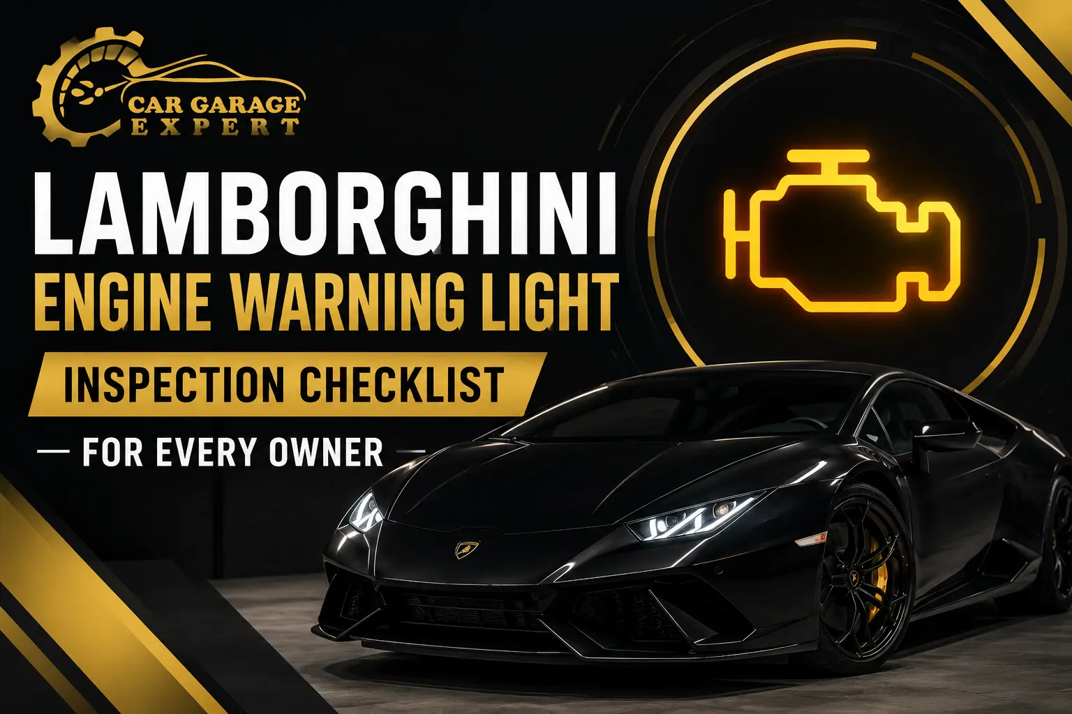 Lamborghini Engine Warning Light