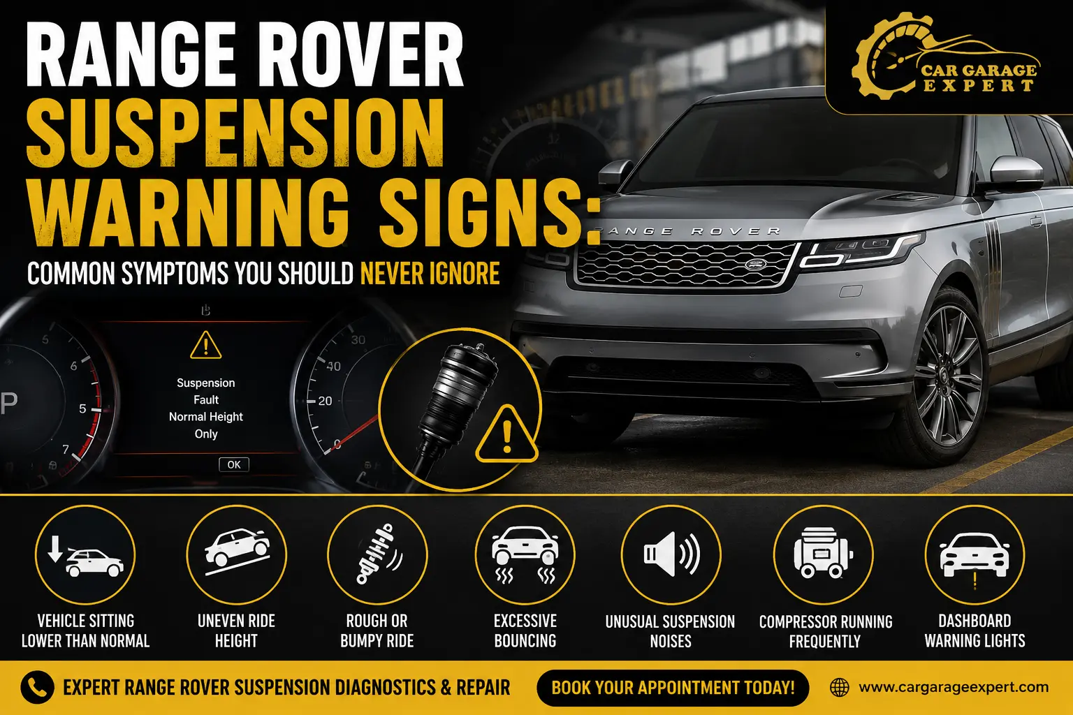 Range Rover Suspension Warning Signs