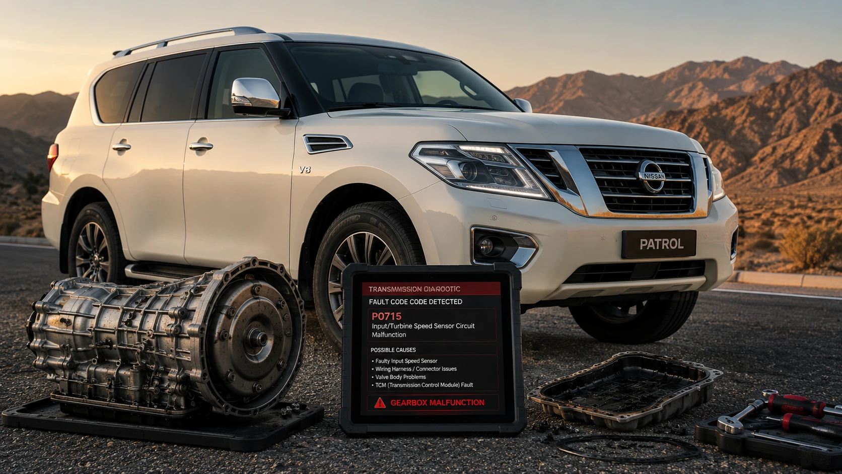 Nissan Patrol Gearbox Issue Dubai