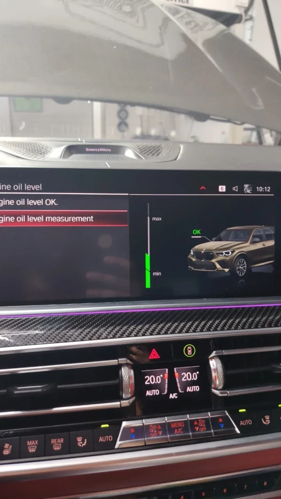 engine level low warning