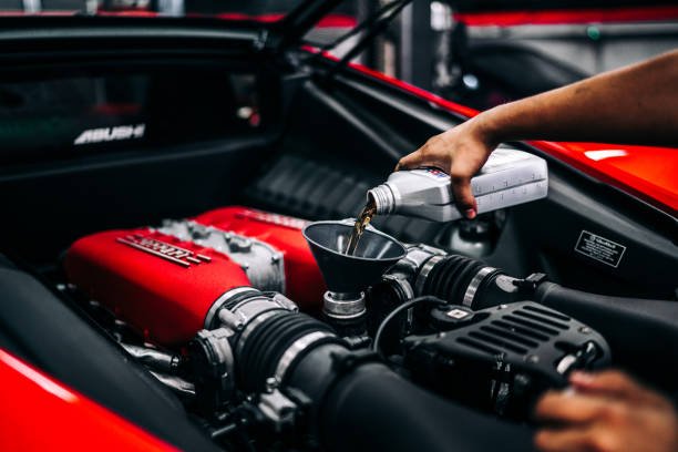 Ferrari Engine Oil Leak