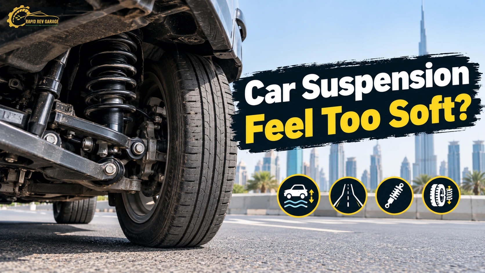 Car suspension feels too soft
