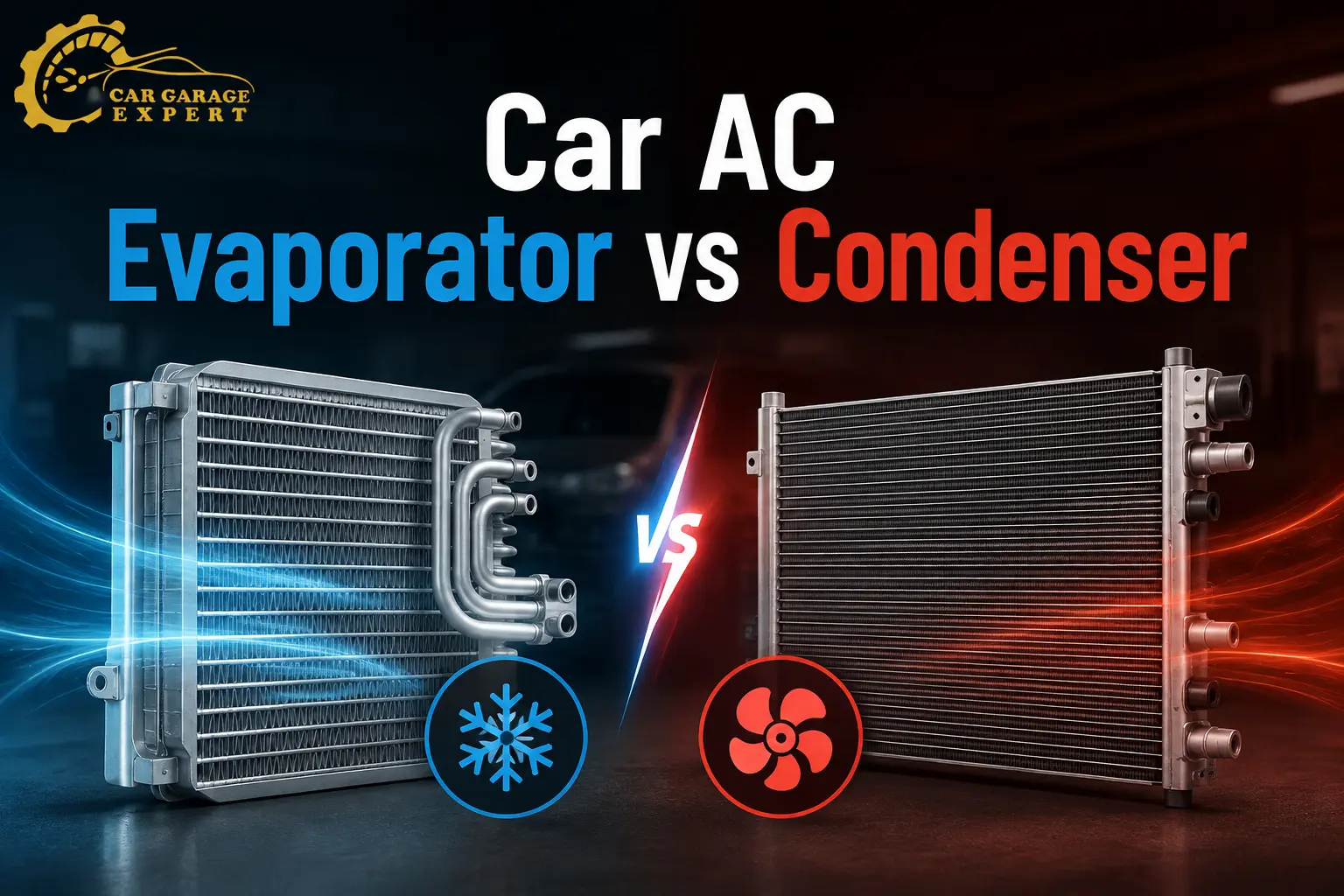 Car AC Evaporator and Condenser