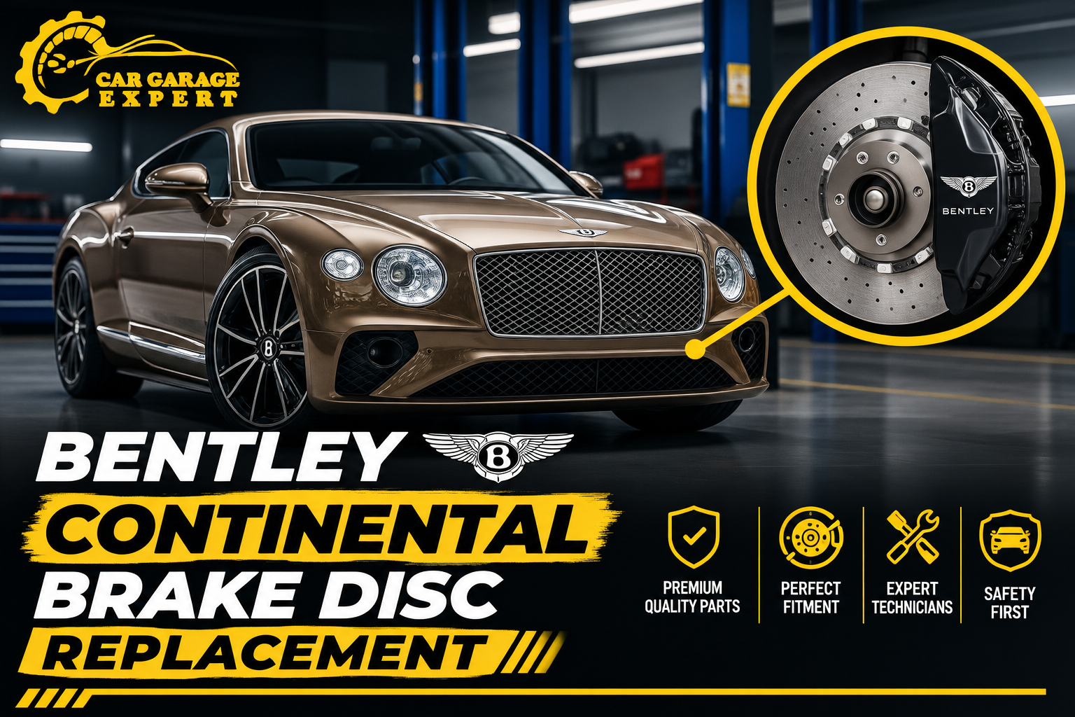 Bentley Continental Brake Disc Replacement