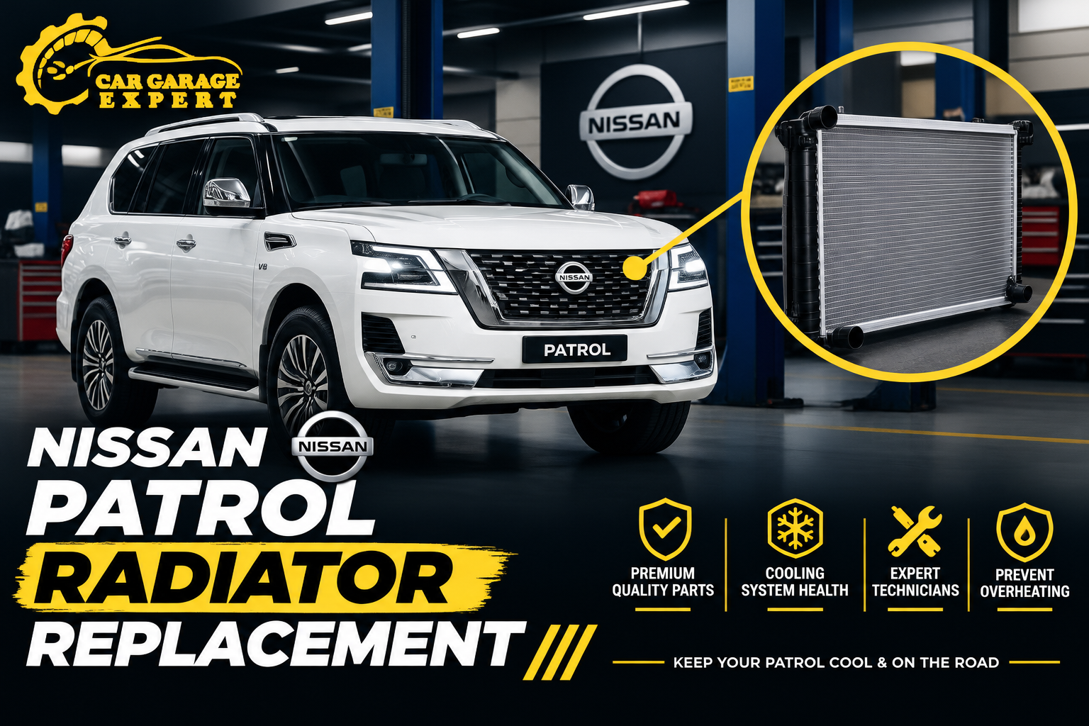 Nissan Patrol Radiator Replacement