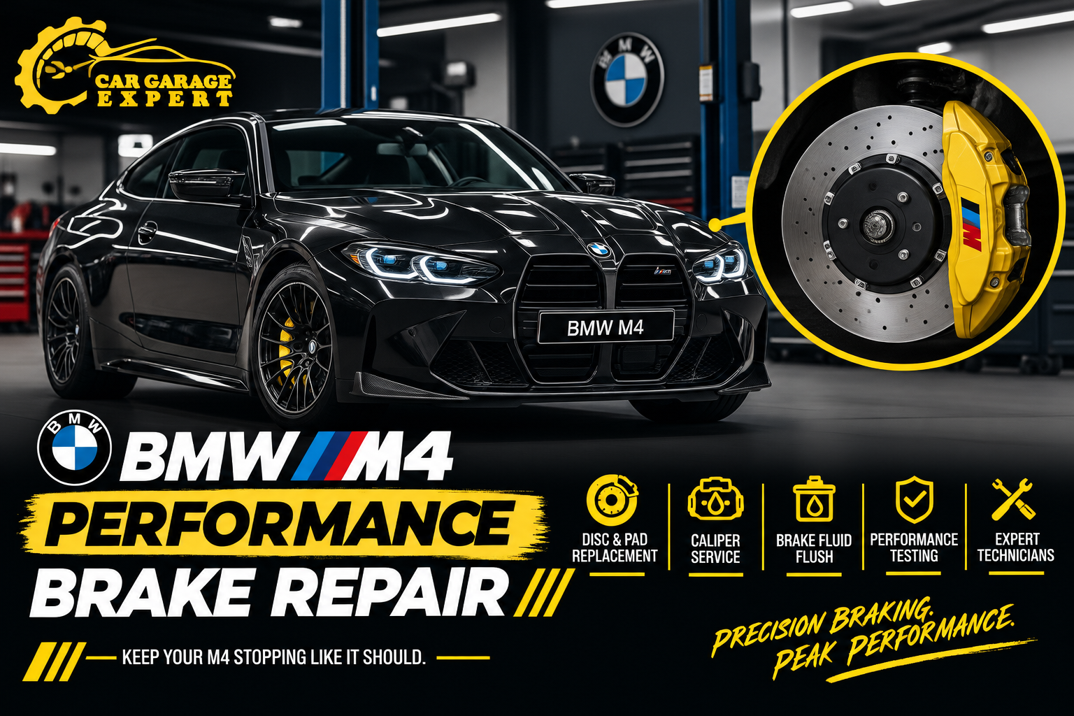 BMW M4 Performance Brake Repair