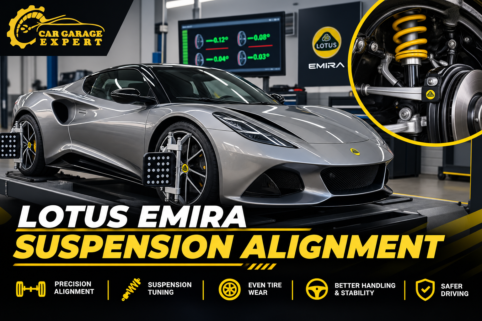 Lotus Emira Suspension Alignment