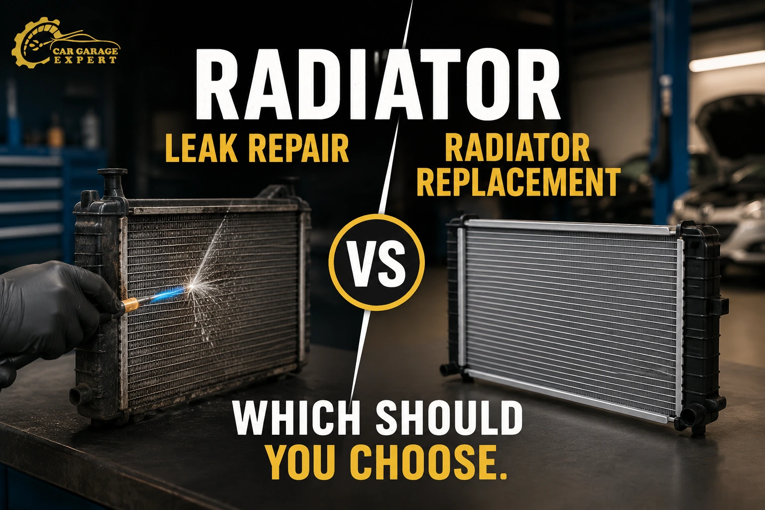 Radiator Leak Repair vs Radiator Replacement