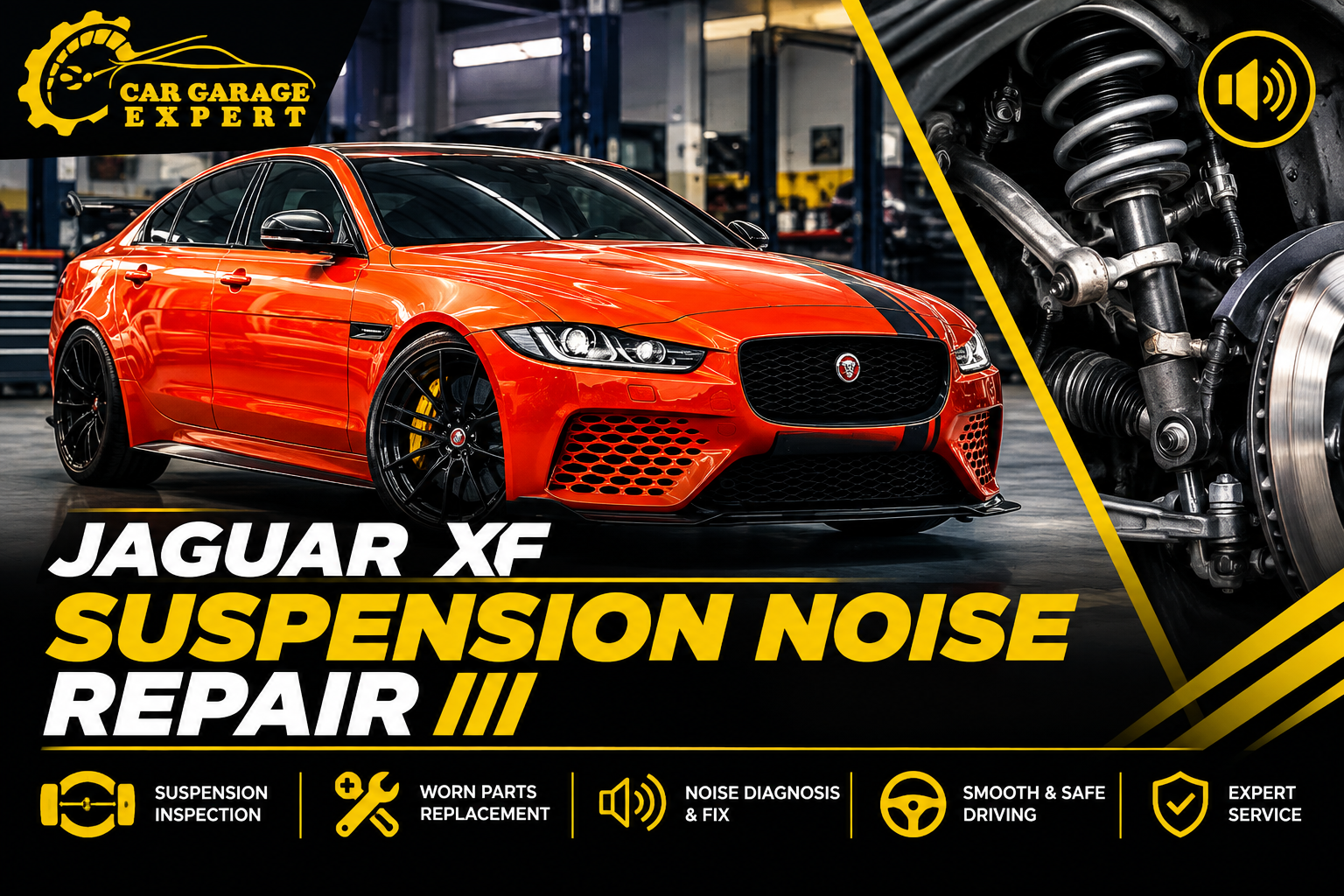 Jaguar XF Suspension Noise Repair