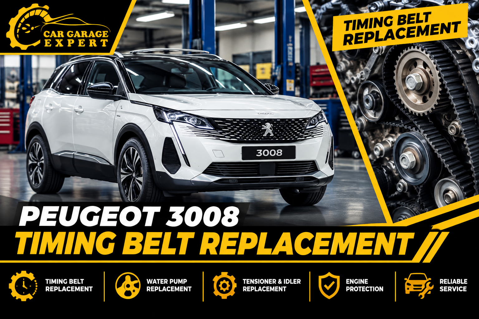 Peugeot 3008 Timing Belt Replacement