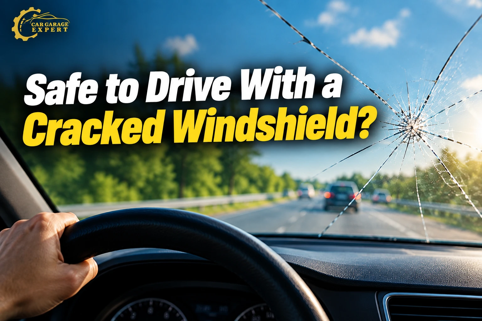 safe to drive with cracked windshield