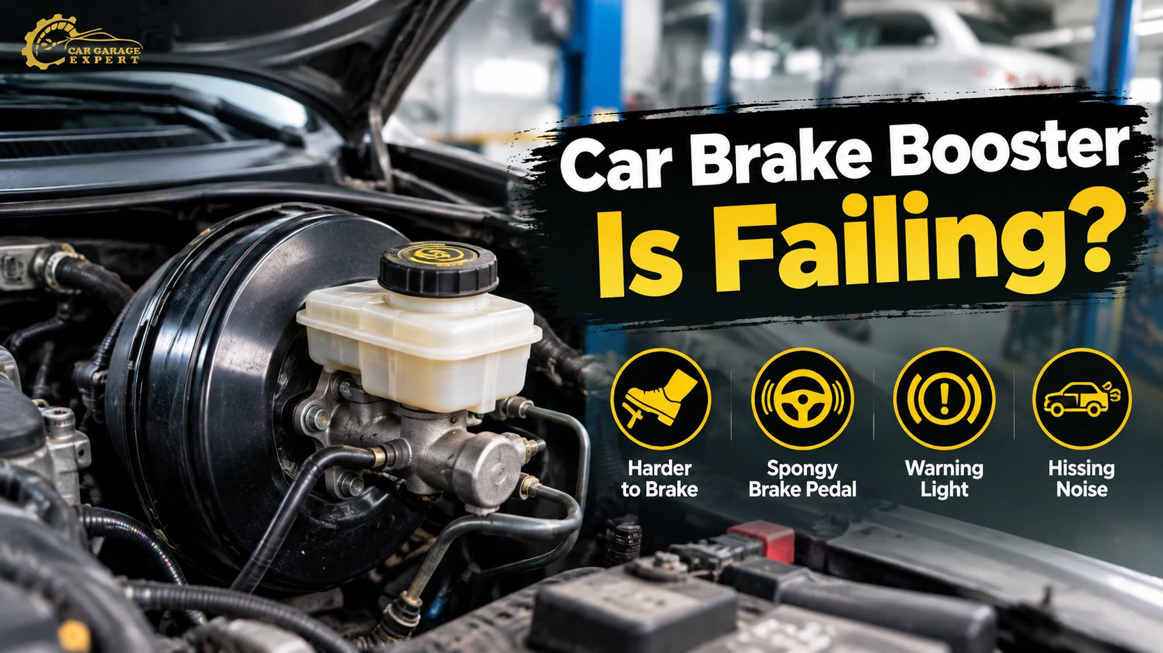 car brake booster is failing