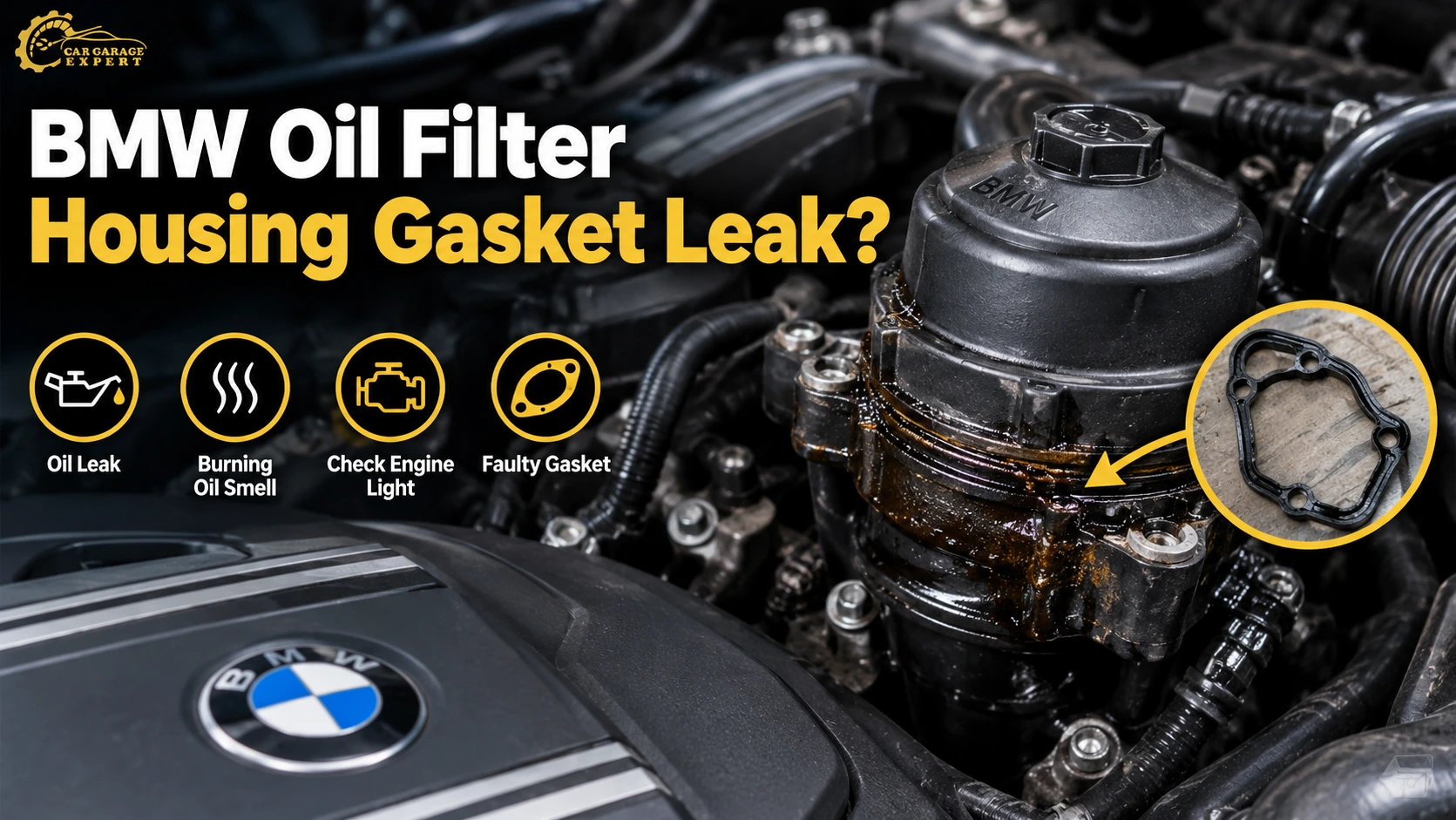 BMW Oil Filter Housing Gasket Leak