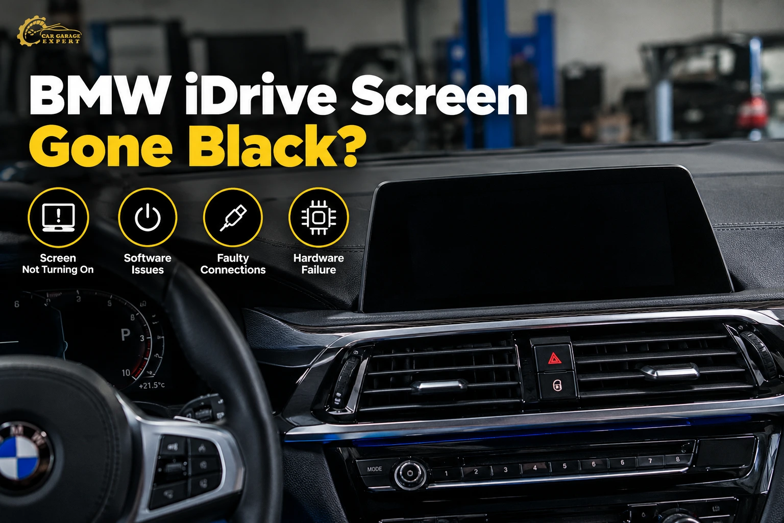 BMW iDrive Screen Gone Black