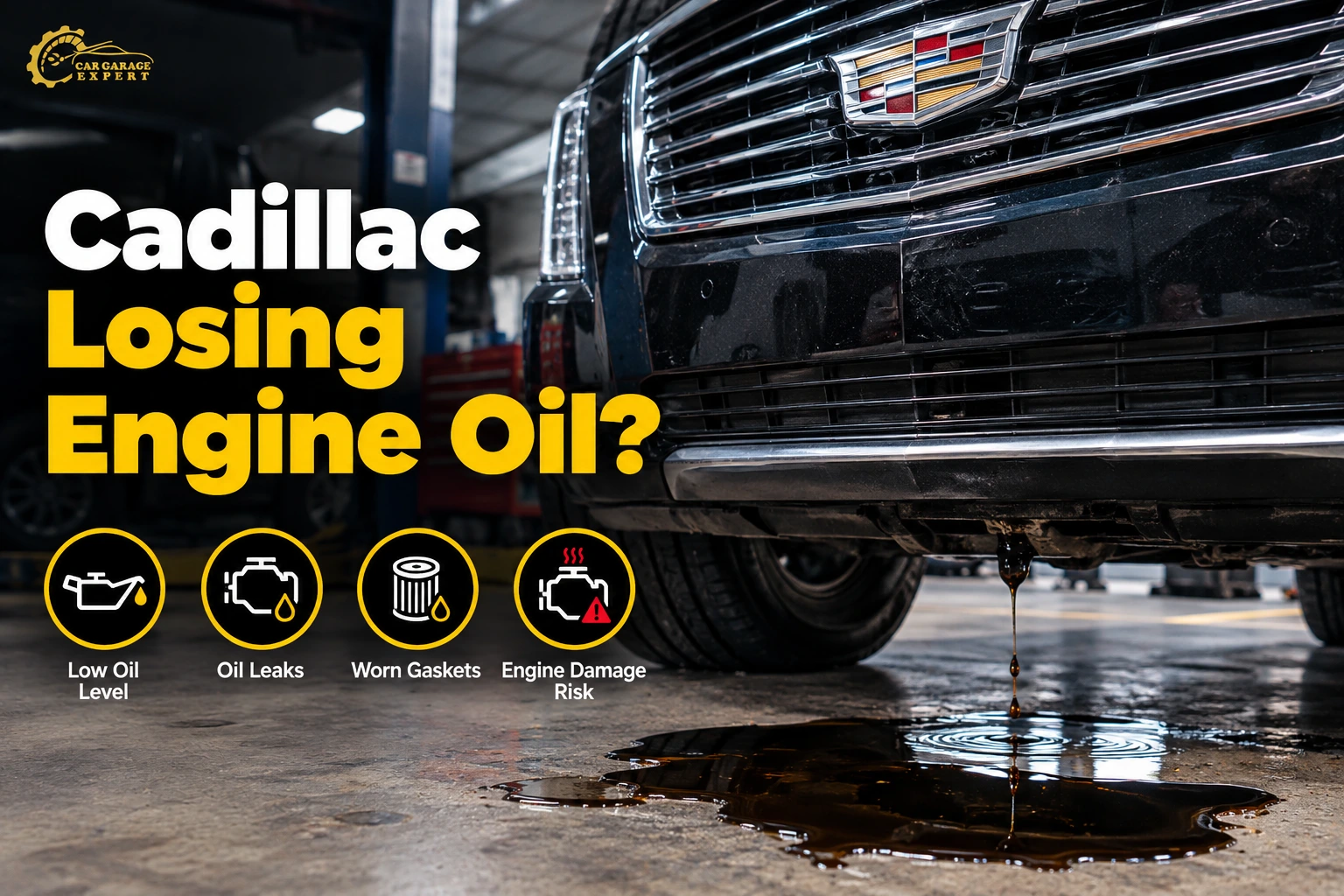 Cadillac losing engine oil