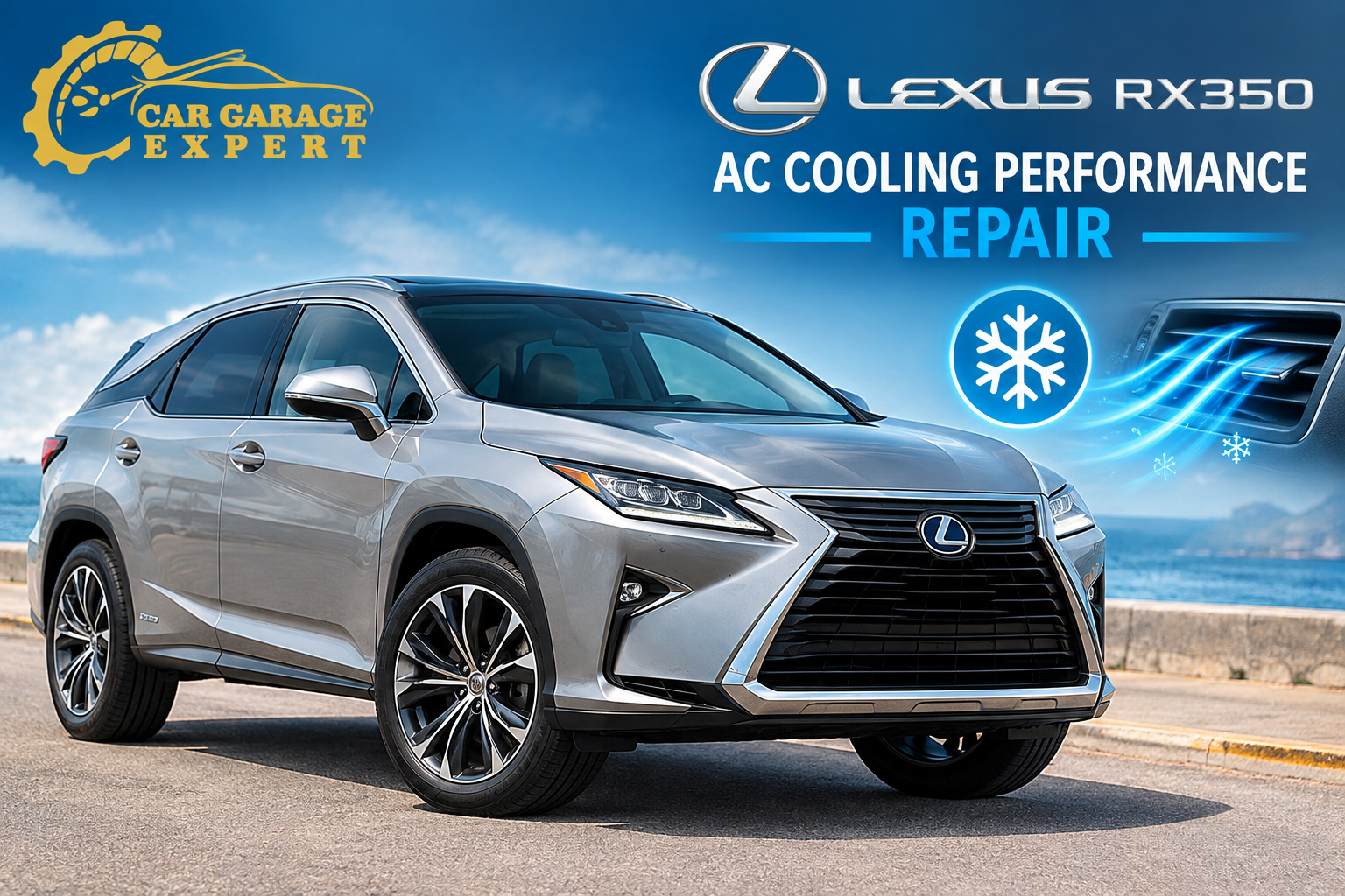 Lexus RX350 AC Cooling Performance Repair