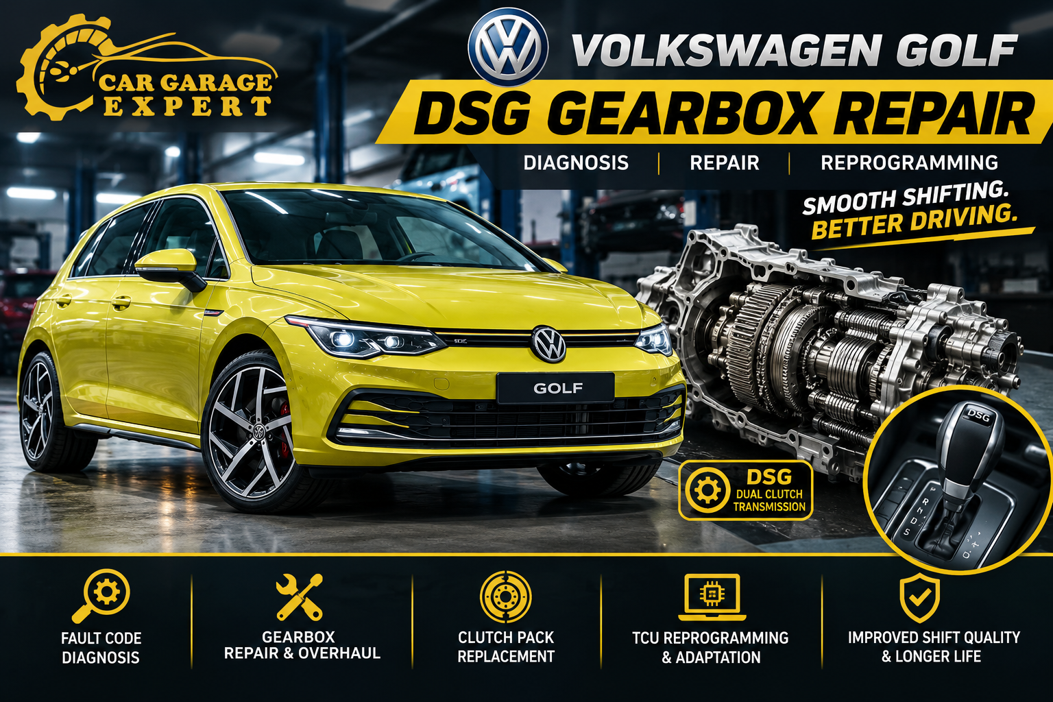 Volkswagen Golf DSG Gearbox Repair