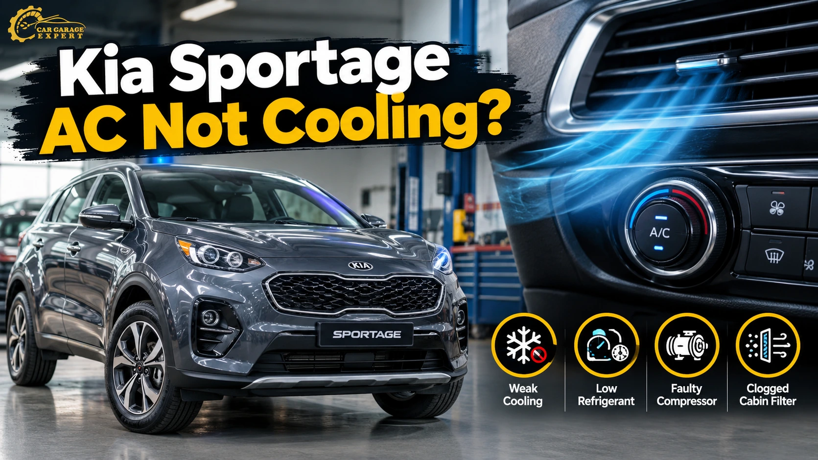 Kia Sportage AC Not Cooling
