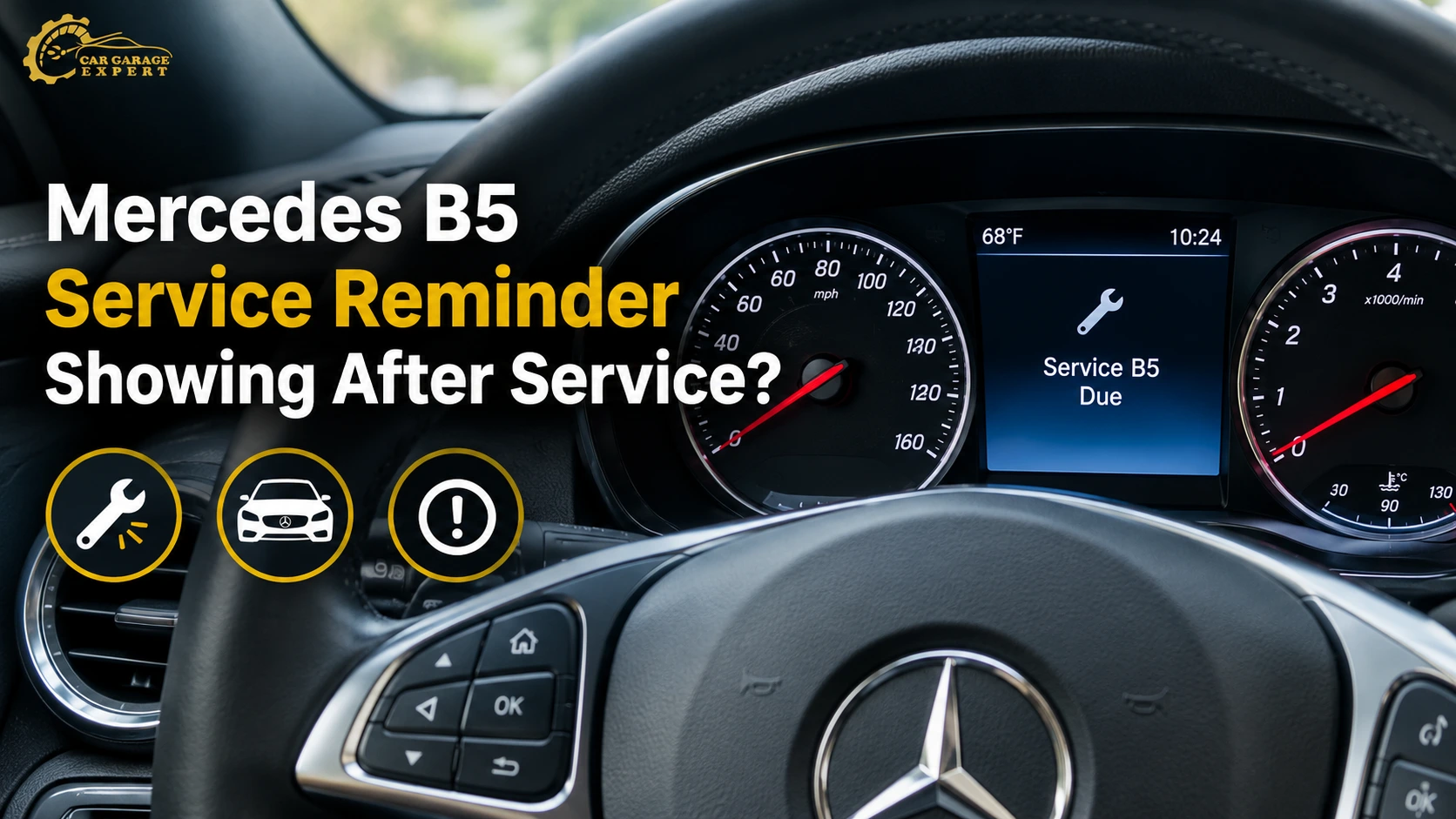 Mercedes B5 Service Reminder Showing After Service