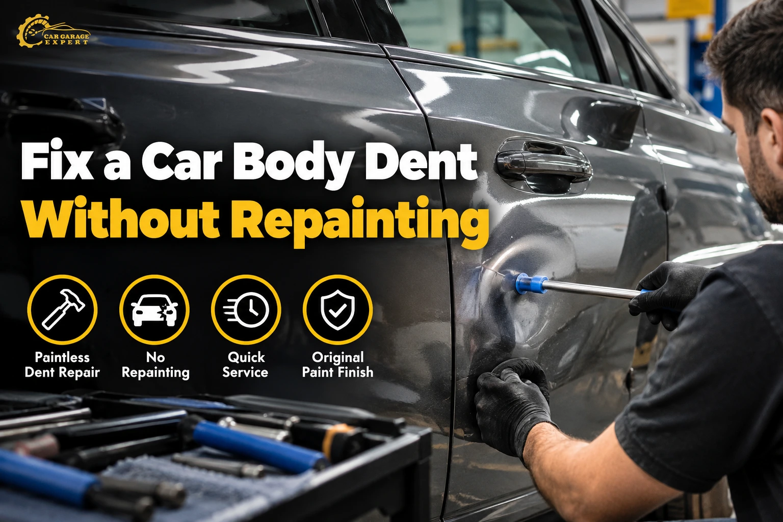 Fix a Car Body Dent Without Repainting