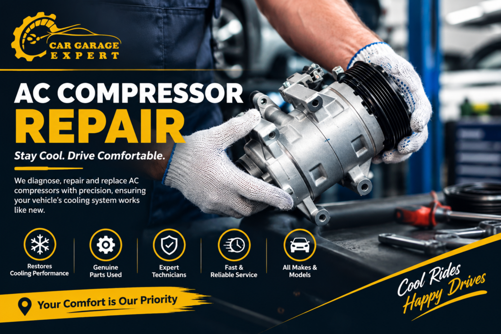 Best Car Aircon Compressor Repair Dubai | Car Garage Expert