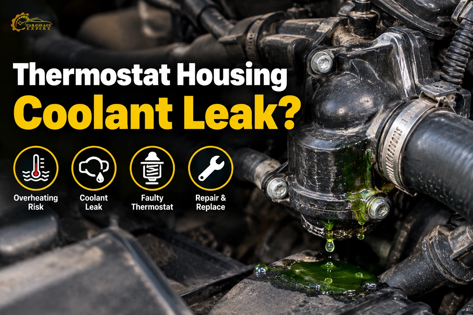 Thermostat Housing Coolant Leak