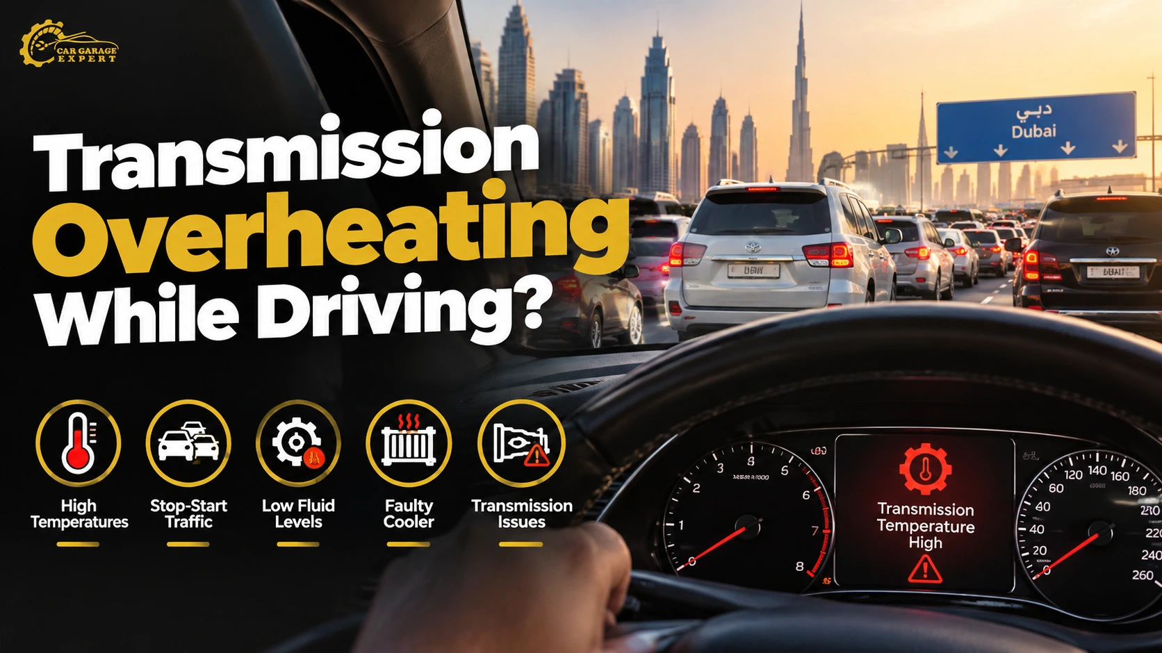 Transmission overheating while driving